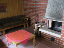 Saunamökin takkahuone